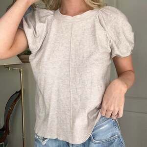 Universal Thread Cream Puff Sleeve Knit Top, Small — Feminine Basic